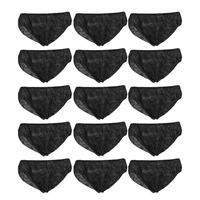15pcs Men Non-woven Disposable Panties Underwear Male Briefs Underwear For  Spa Travel - Briefs - AliExpress