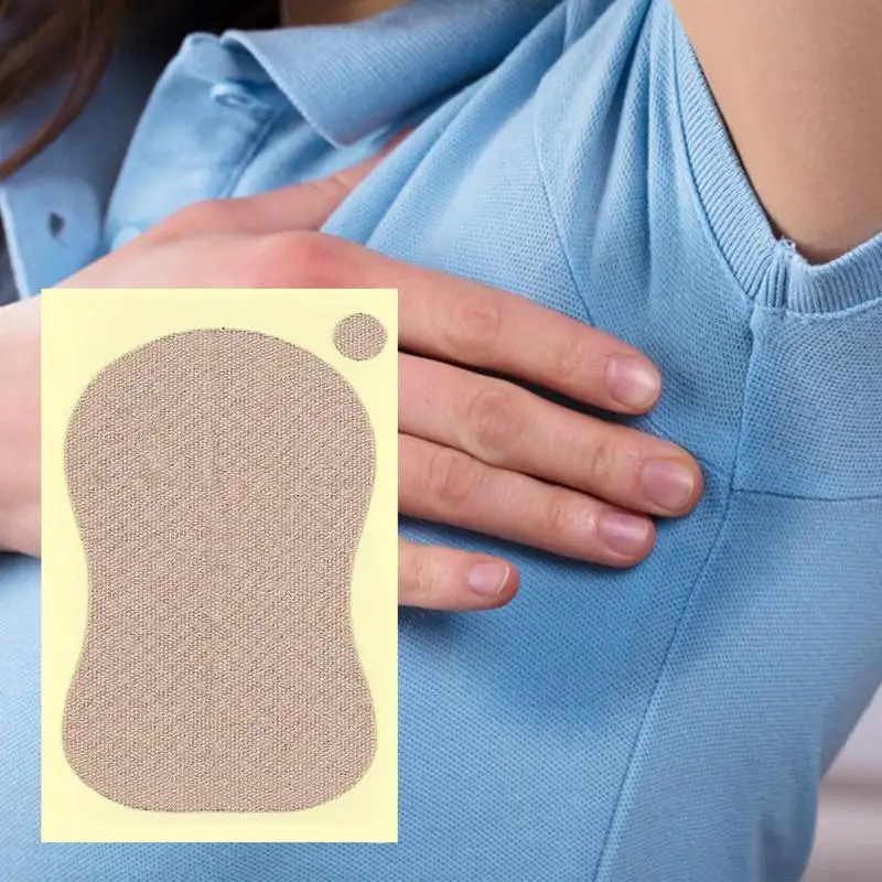 Underarm Sweat Pads 10pcs Women's Underarm Pads For Sweating Invisible Non Sweat Adhesive Armpit Protection Sticker For