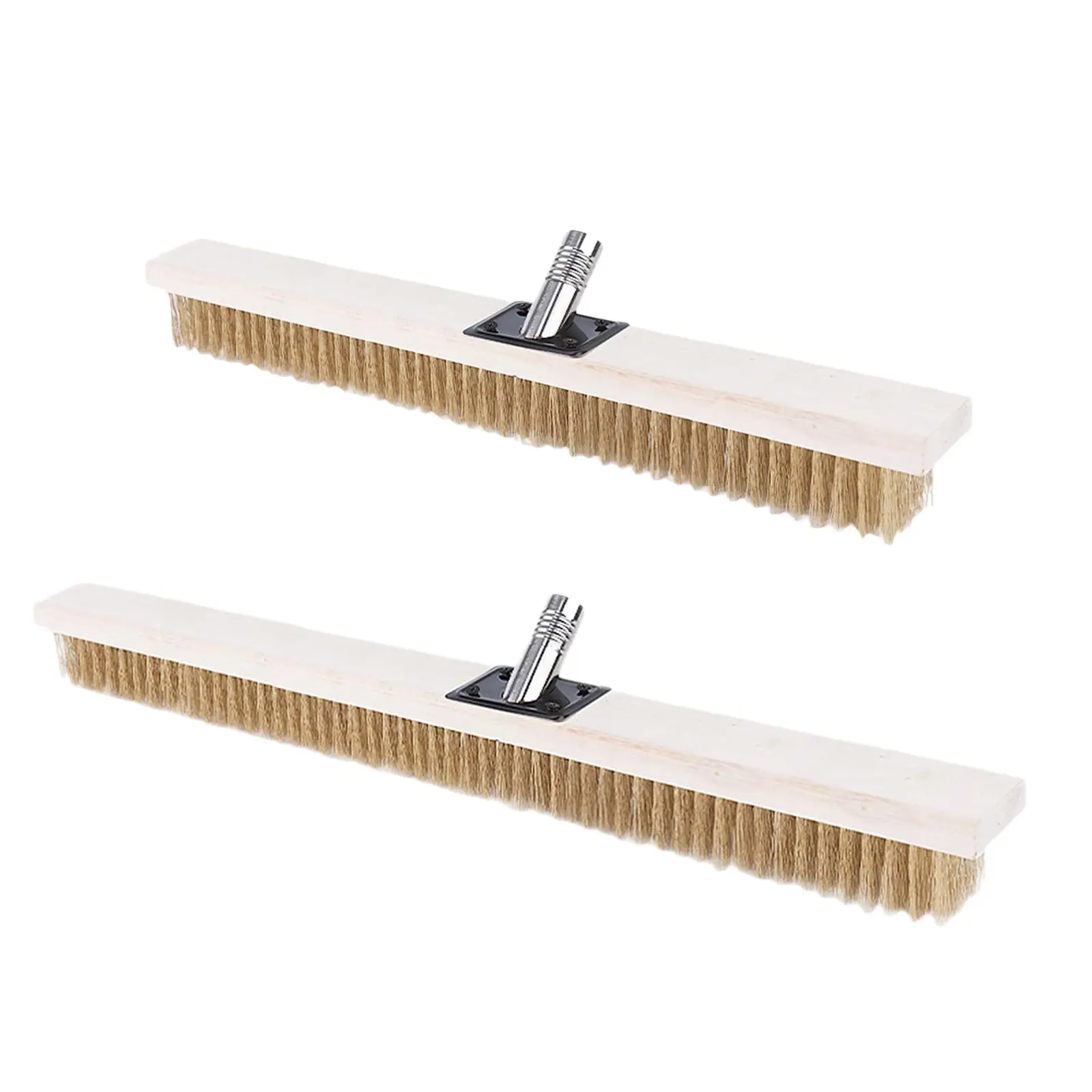 

Floor Brush Wire Brush Rough Cleaning Brush Push Broom Scrub Brush Head for Bathroom Wooden Decks Garage Shower Tile Surfaces