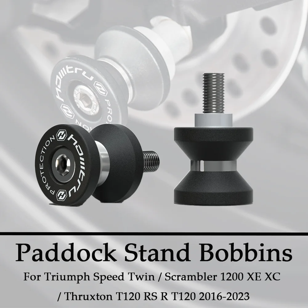 

Paddock Stand Bobbins For Speed Twin / Scrambler 1200 XE XC / Thruxton T120 RS R T120 2016-2023