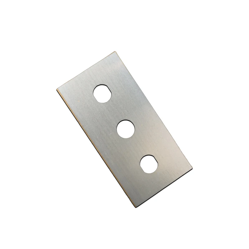Carbon Steel Material Three Hole Blade Slitting Machine Three Hole Blade Industrial Film Slitting Blades