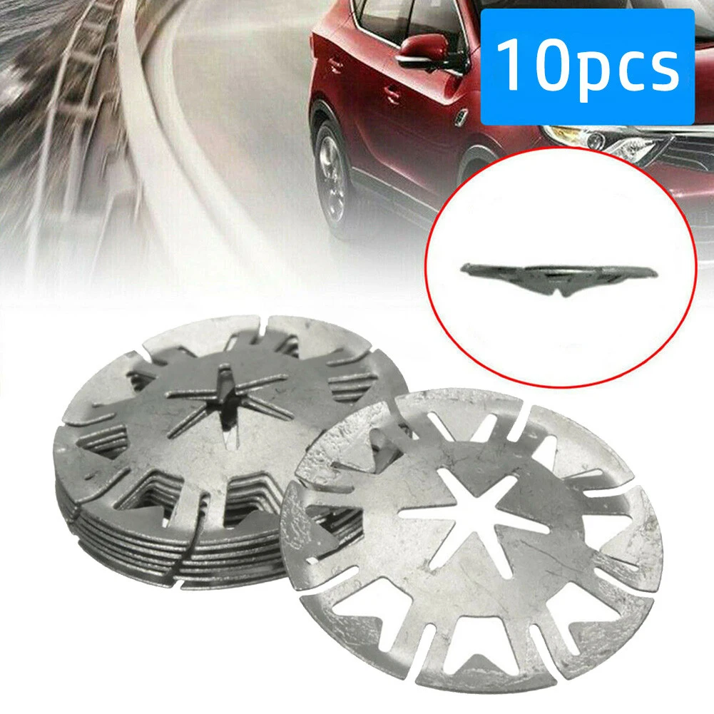 

10pc Undertray Exhaust Heat Shield Metal Spring Washer Fixing Clip Nut For Ford Metal Clamp Interior Replacement Parts