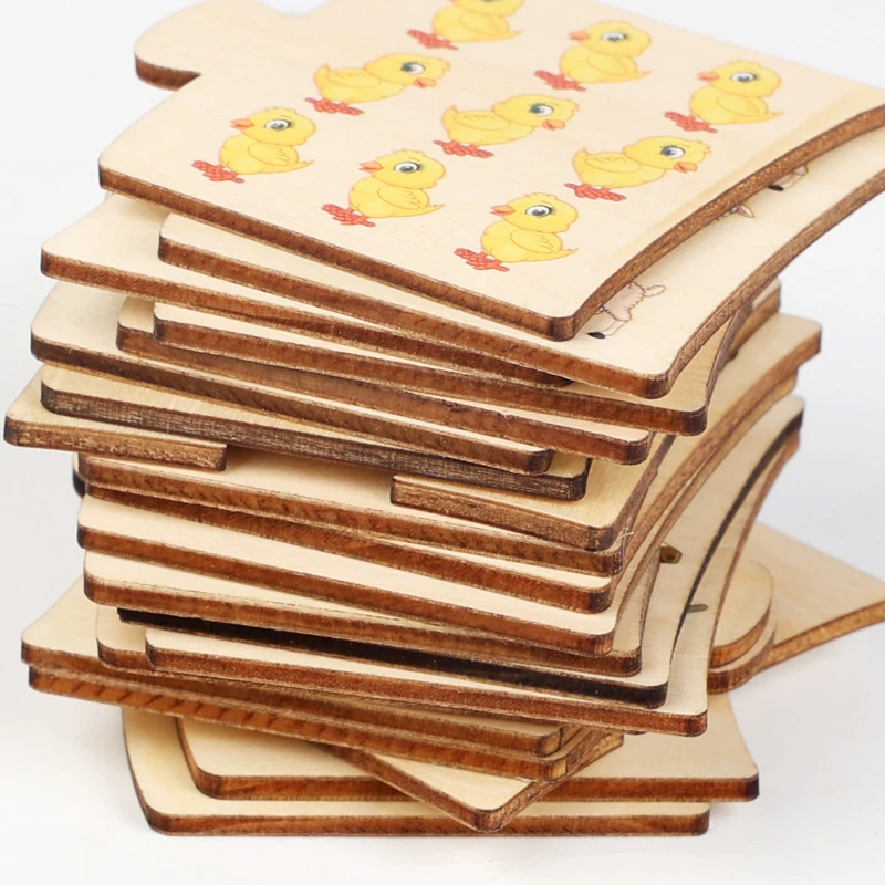 Wooden Animal Number Puzzle 5