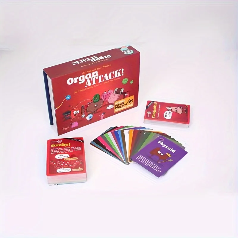 Organ Attack! Tabletop Card Game Pop Bunny Board games card games board games