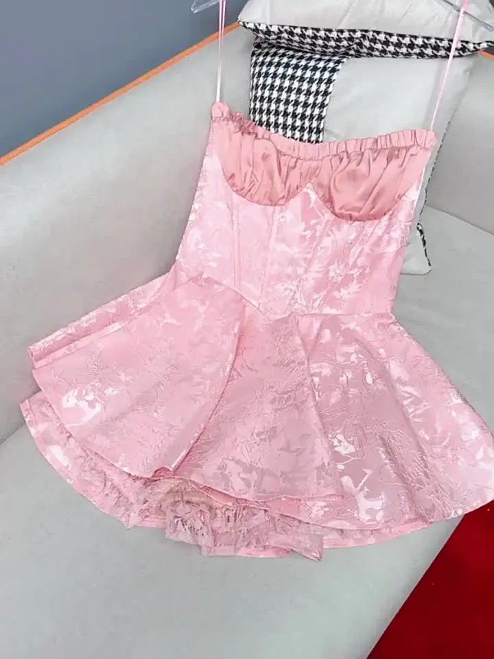 Приталенная юбка-годе в стиле &quotЛолита&quot сексуальный топ-труба короткое платье