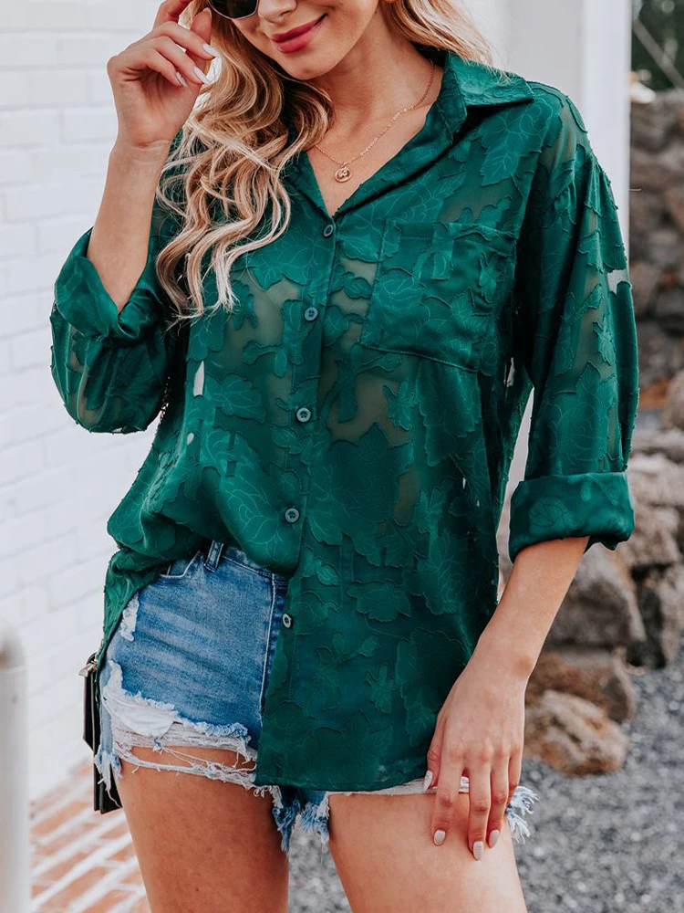 Camicetta Donna Maniche Corte Chiffon Con Stampa Floreale – Elegante, Estiva, Comoda, Oversize Con Scollo A V