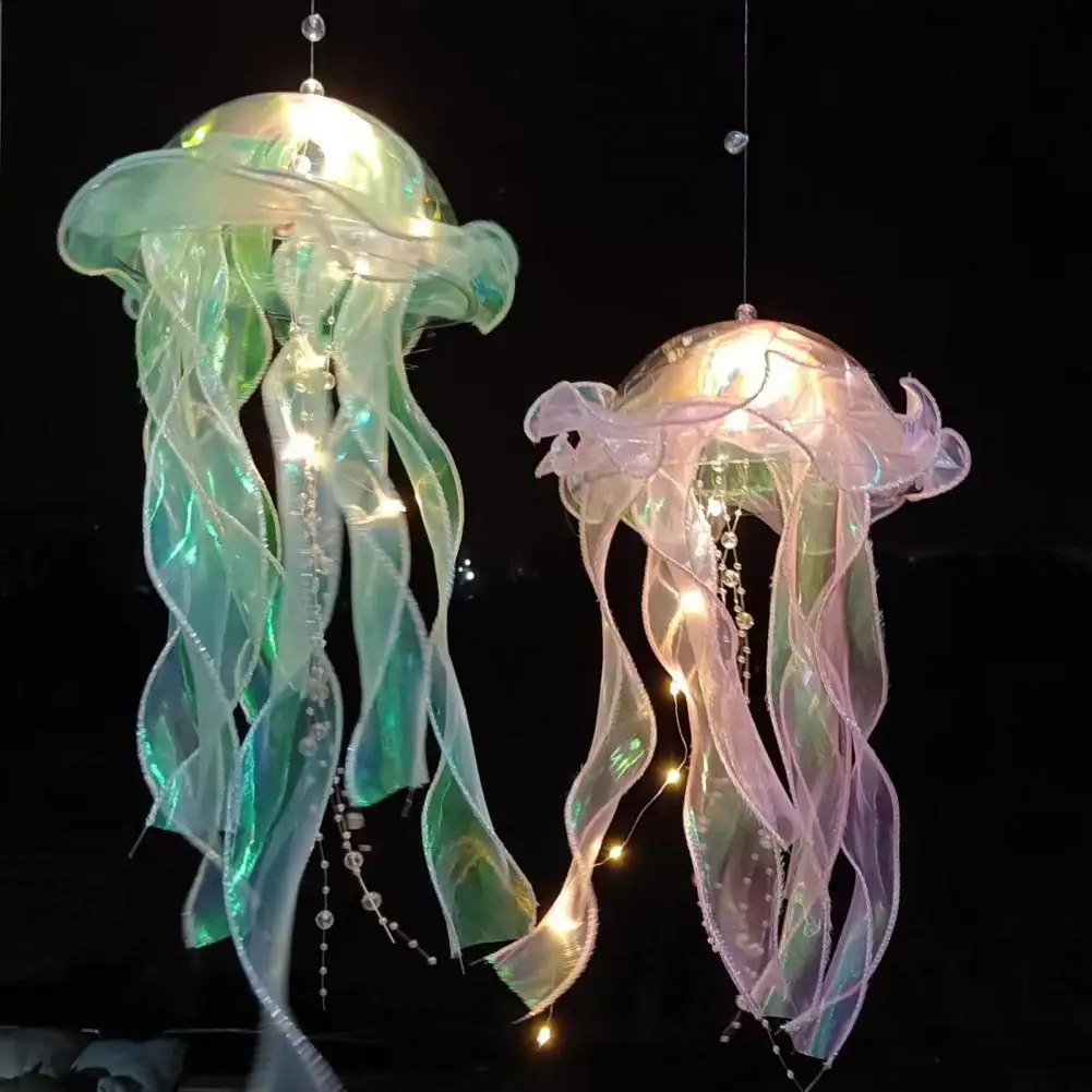 

Jellyfish LED Lamp Soft Lighting Battery Operated Jellyfish Lantern LED Hanging Lamp Decoration Holiday Gift for Party