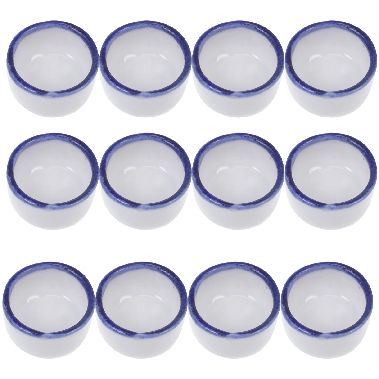 Reptile Water Sink 12 Pcs Basin Small Terrarium Jumping Spider Enclosure Tarantula Fence Millipede Ceramics Mini