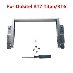 Portable Metal Tablet Holder with Screws and Tools - Durable Back Stand (RT6)