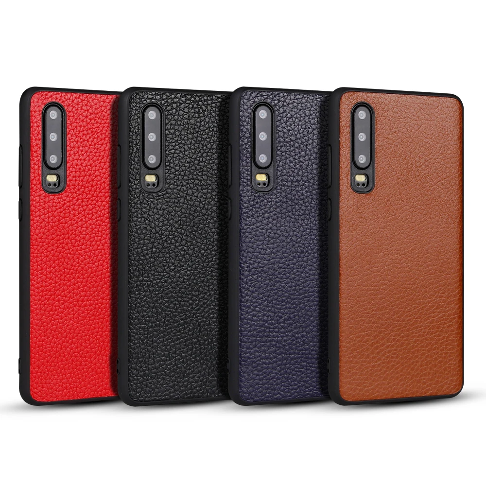 

Lichee Shockproof Full Protective Genuine Leather Cover Case For Huawei P40 P30 Lite Pro Cases For Honor 30s V30 X10 Pro