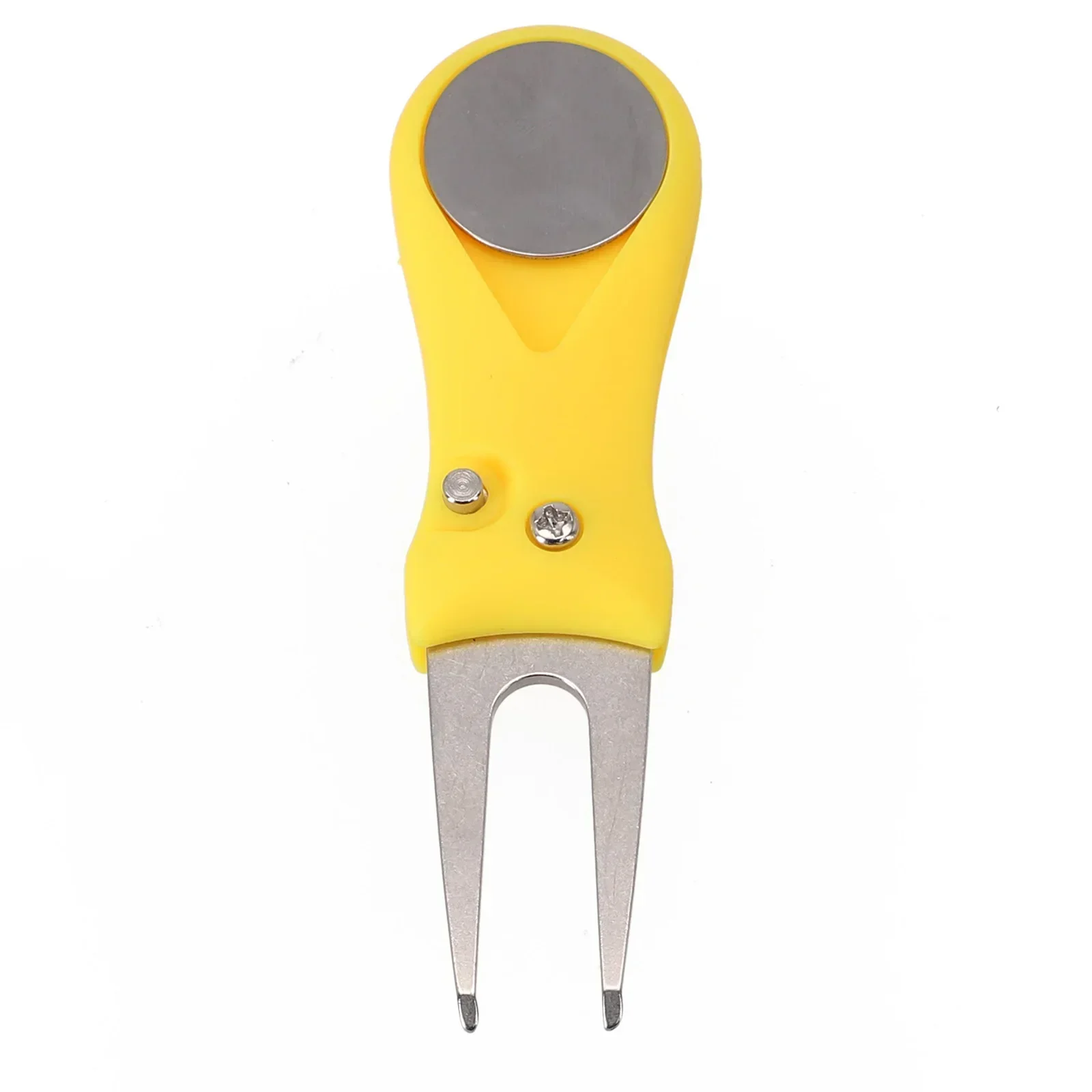 Repair Tool Golf Divot Tool Pitch Mark Pitchfork With Ball Marker CLEVER DESIGN Golf Divot Repair Tool Golf Pitchfork 4
