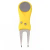 Repair Tool Golf Divot Tool Pitch Mark Pitchfork With Ball Marker CLEVER DESIGN Golf Divot Repair Tool Golf Pitchfork 4