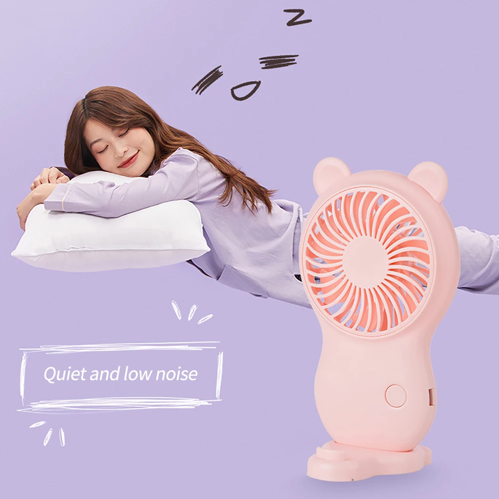 Portable Handheld USB Mini Fan USB Charging Strong Wind Fan Creative Office Desktop Hand-held Small Pocket