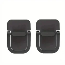 Aluminum Alloy Portable Laptop Stand Set - Adjustable Mini Legs for Enhanced Computer Support (Black 2pcs)