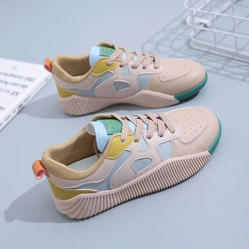Platform Shoes Women 2023 New Fashion Sneakers Fashion Mixed Colors Casual Comfortable Soft Bottom Lady Shoes Women Mujer Zapato