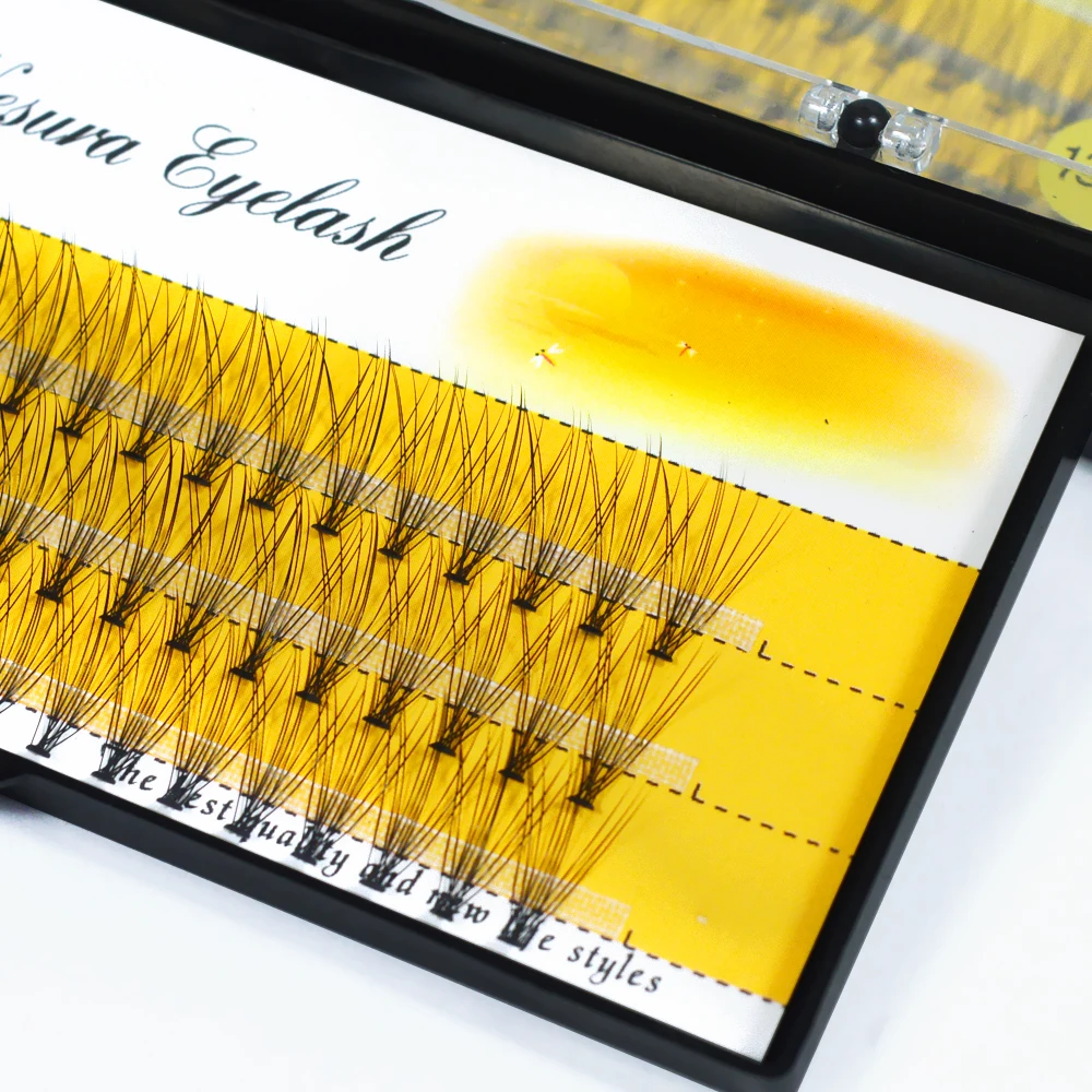 60 Bundle 10D Natural Soft Mink Eyelash Individual Grafting Eyelashes Extension Russian Volume Curl False Lashes Make up Cilias 31