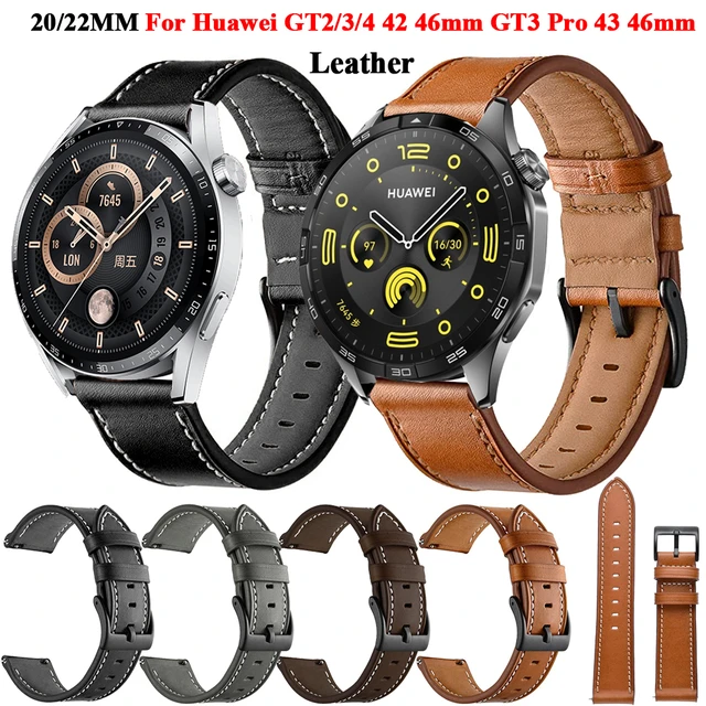 Leather Strap For Huawei Watch GT 4 GT4 46mm/GT2 Pro/GT 3 2 46mm Accessorie  Wristband Correa Bracelet For Huawei Watch 4 Pro - AliExpress