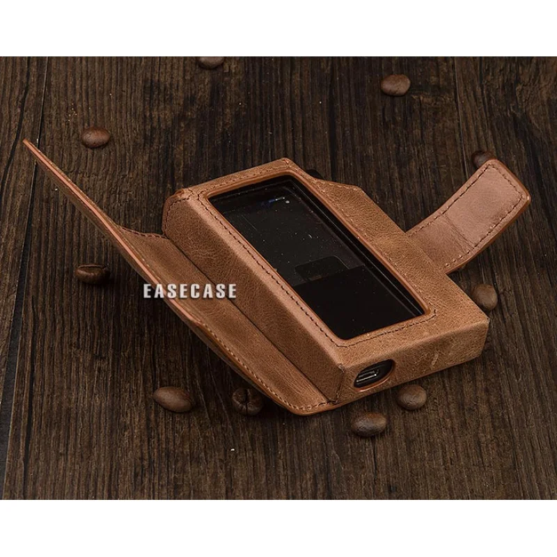 E4 Custom-Made Genuine Leather case for HIFIMAN R2R2000