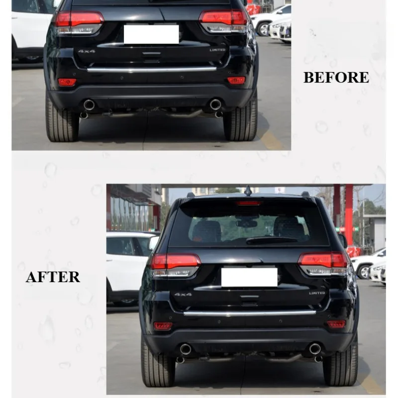 1 Pair Car LED Rear Bumper Lights Brake Light w/ Dynamic Turn Signals For Jeep Grand Cherokee 11-22/Compass 11-15/Journey 13-16 detail image 6