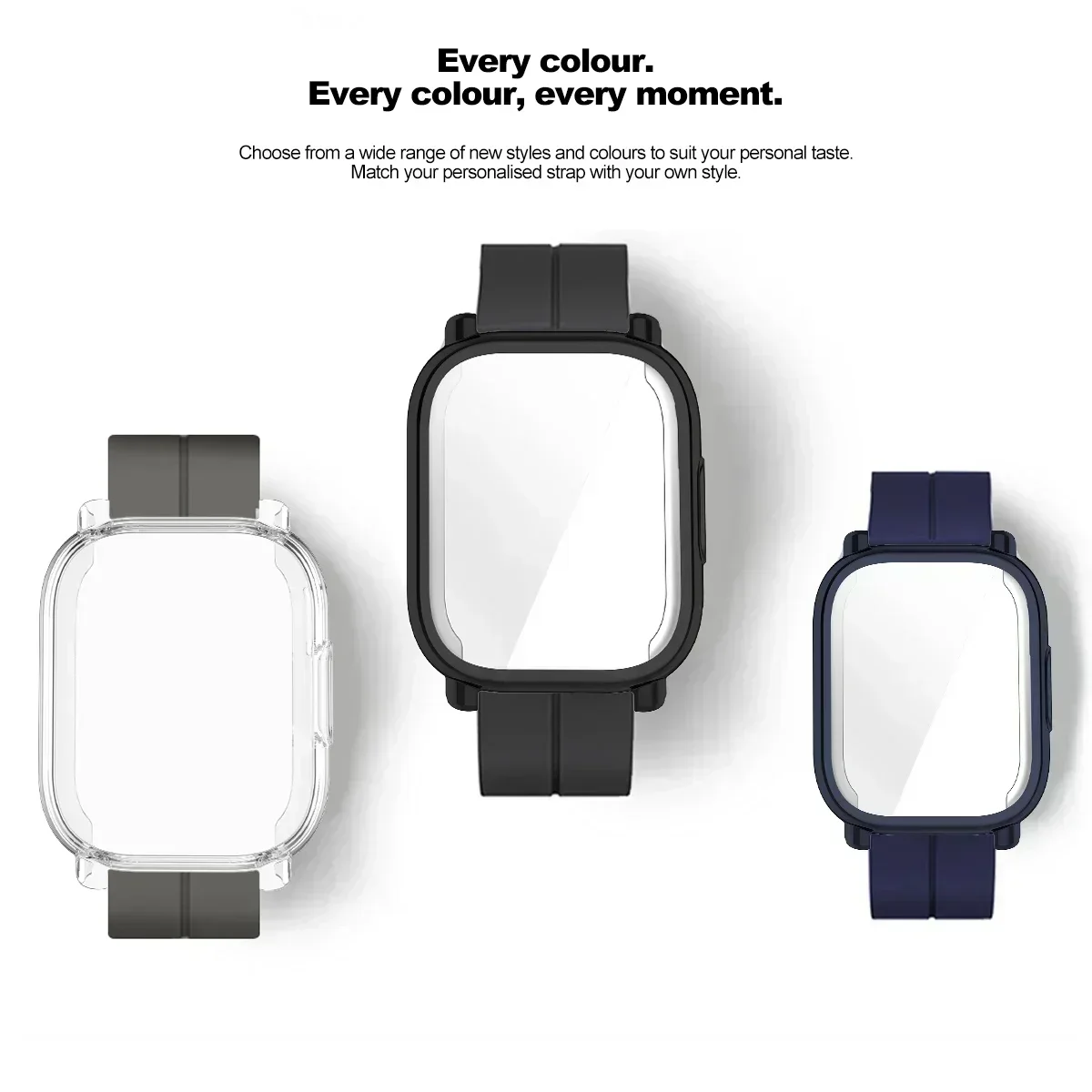Silicone Magnetic Smart Watch Strap and Protective Case