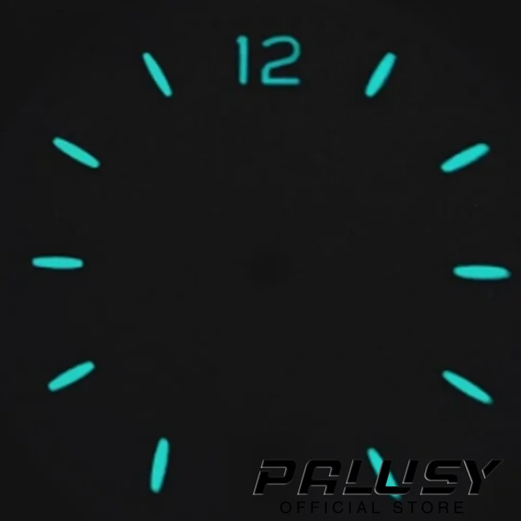 30.5mm NH35 For 3 O'clock Case Crown Black White Watch Dial Luminous Watch Faces for NH35/NH35A/4R/7S Movement Replacement Parts