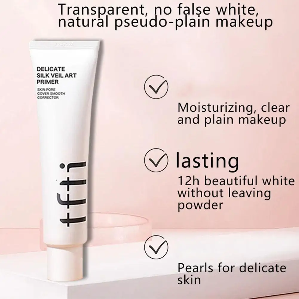 Korea TFIT Facial Makeup Foundation Cream Primer Pore Cover Brightening And Smoothing Dark Circles Correction Foundation 36/100g 2