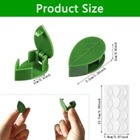 Invisible Plant Climbing Wall Fixture Clips 10-50Pcs PcsRattan Vine Bracket Fixed Buckle Leaf Clips Traction Holder Garden 2
