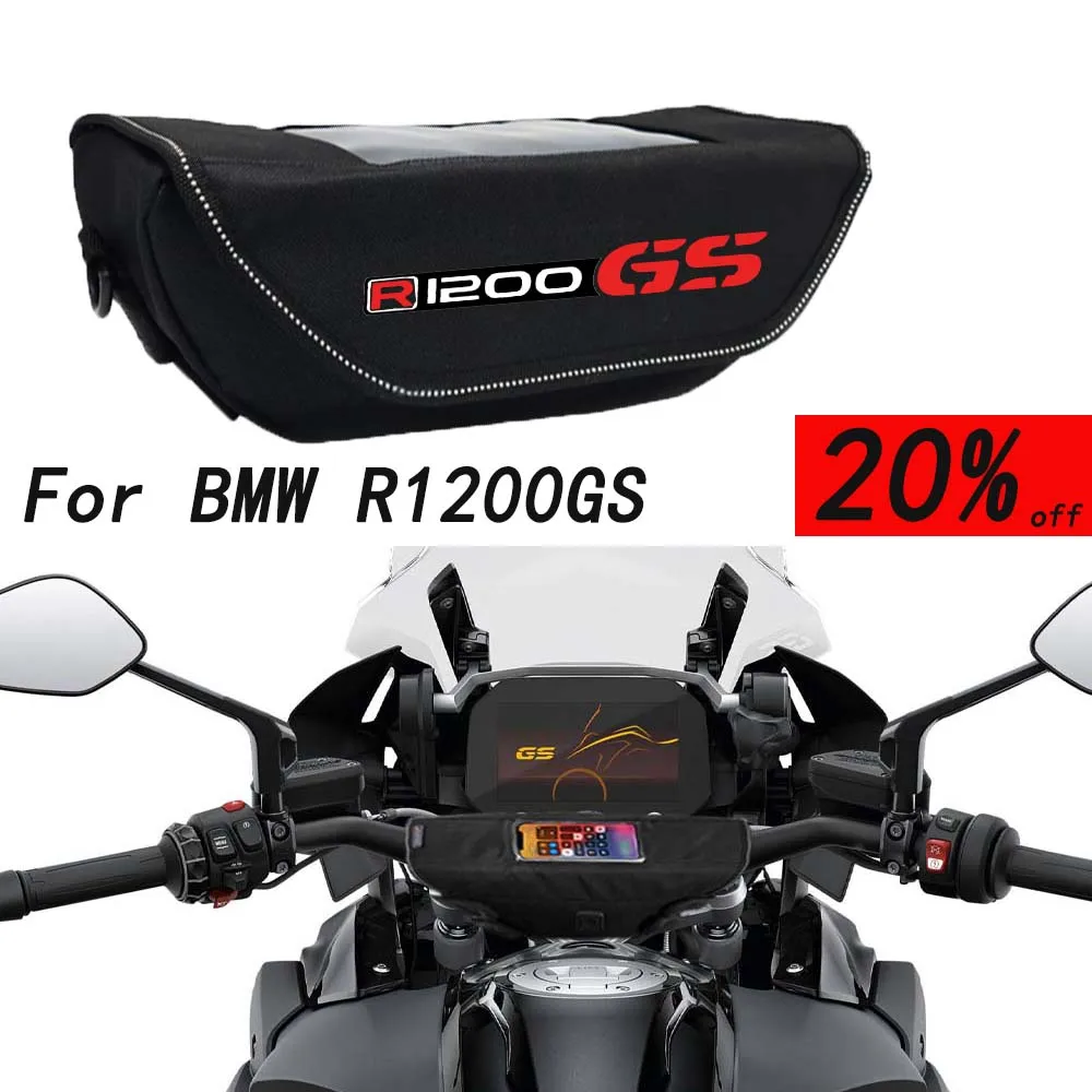 For BMW R1200GS Motorcycle accessory Waterproof And Dustproof Handlebar Storage Bag navigation bag waterproof mobile phone bag for bmw c400x c400gt c600 c650gt c650 sport motorcycle handlebar gps