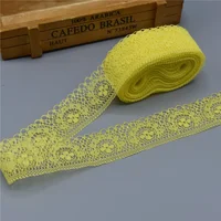 10 Yards High Quality Beautiful White Lace Ribbon Tape 40MM Lace Trim DIY Embroidered For Sewing Decoration african lace fabric 6