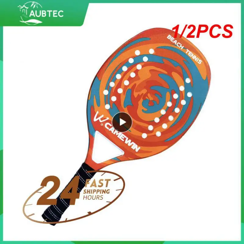 

1/2PCS Full Carbon Beach Tennis Racket Mens Professional Soft EVA Face Beachtennis Racquet Adult Unisex Padel Rackets