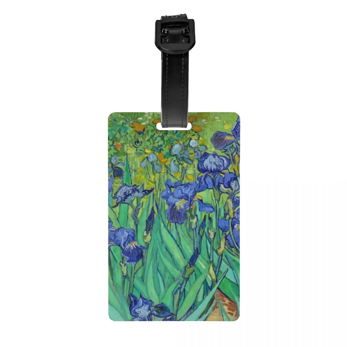 

Lrises Vincent Van Gogh Luggage Tag Art Flowers Painting Suitcase Baggage Privacy Cover ID Label