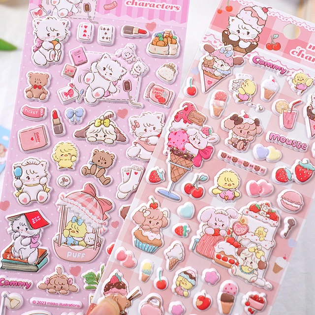 Scrapbooking Supplies Stickers  Material Scrapbooking Planner - 48pcs/lot  Kawaii - Aliexpress