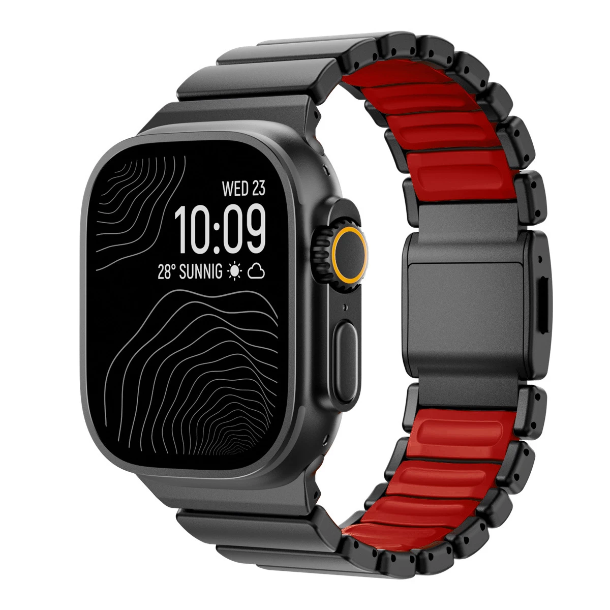 Titanium Silicone Magnetic Strap
