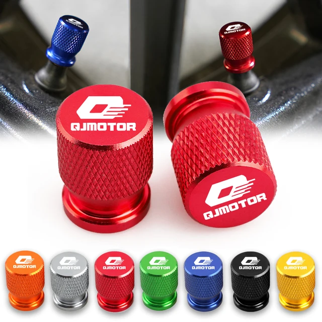 Motorcycle Tire Valve Air Port Stem Cap Cover CNC Aluminum Motorbike Parts For QJMOTO QJ SRT 800 800X 800SX 800SRT SRT 800X 800