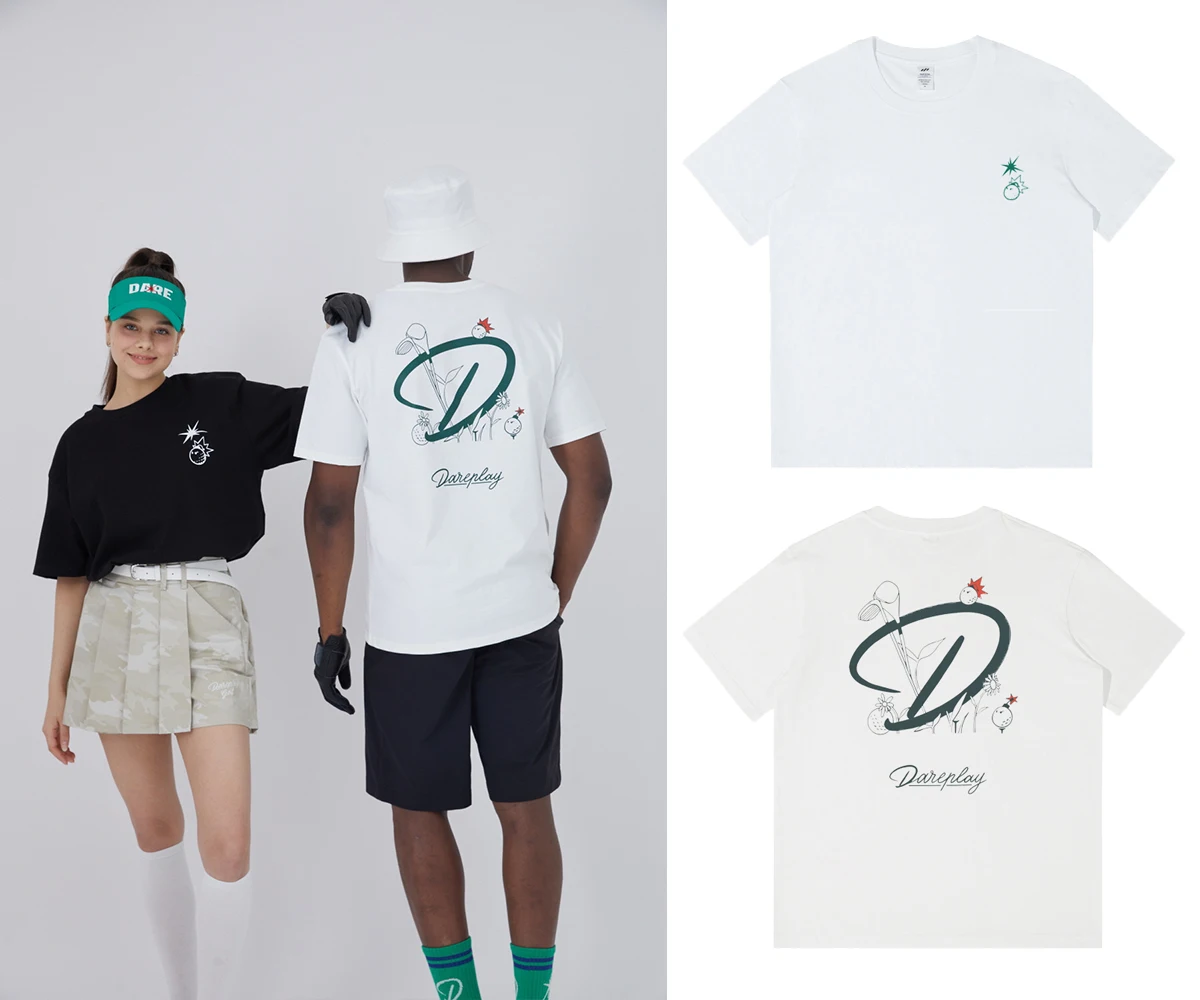 

2024 New Men's Golf T-shirt Summer High Quality Pure Cotton Men's and Women's Clothes T-shirt Outdoor Short Sleeve Golf Shirt