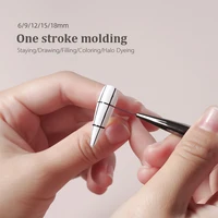 1Pcs Nail Art Syringe Stretcher With Cap Fine Brush French Strokes And Staining Light Therapy Nail Art Tools 1