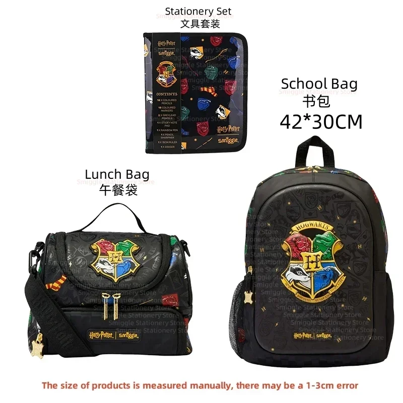 thumbnail image 1 of Mochila de estudio para niños Smiggle de Australia auténtica, material de oficina para estudiantes, bolsa para el almuerzo, caja para lápices, taza de agua, mochila de anime, regalo, 1 of 5