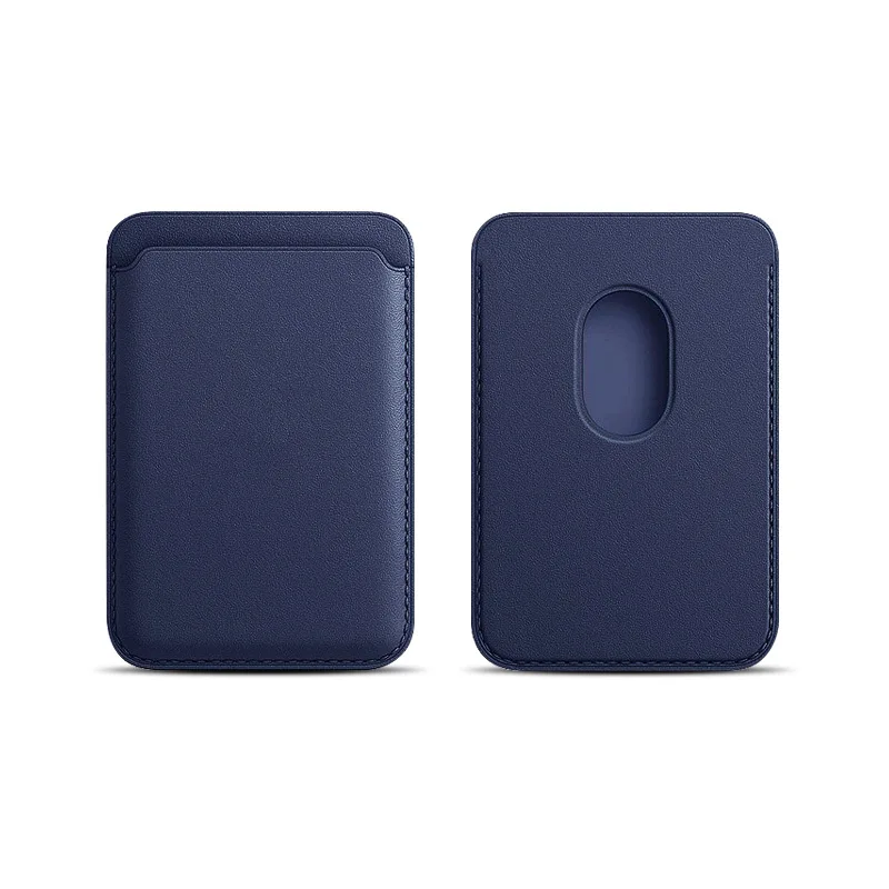 Leather Magnetic Card Wallet - Slim Credit Card Holder with Easy Access Design