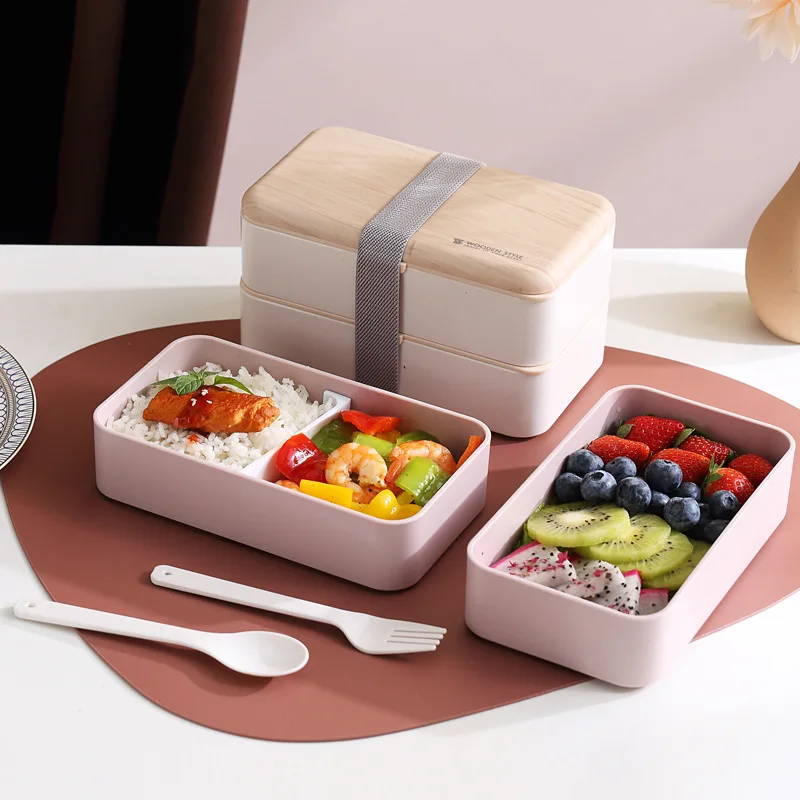 Dropship Bento Box Double Layer Lunch Box For Kids And Adults