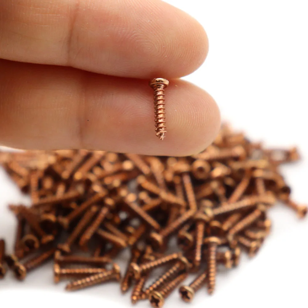 Guitar Tuning Button Screw 50/100pcs For Electric Bass Guitar Mounting 2.2&times;11mm