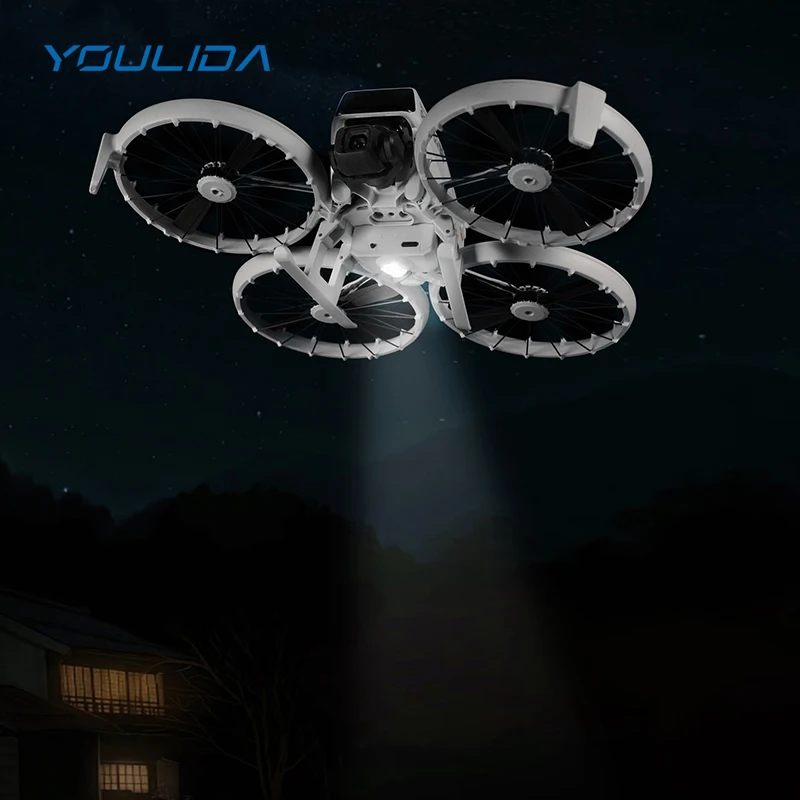 FLIP LED Landing Gear Luminous Foldable Extension Legs Night Navigation Light Landing Skid for DJI FLIP Drone Accessories