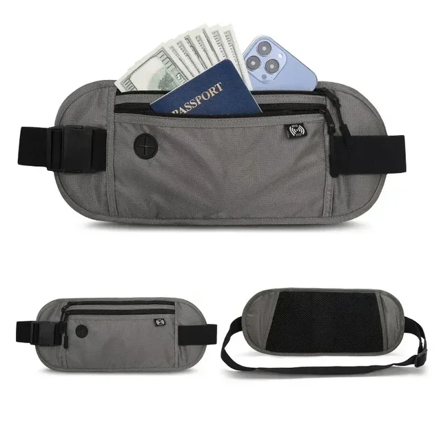 Invisible Travel Waist Pack with Hidden Security Pocket for Passport and Money