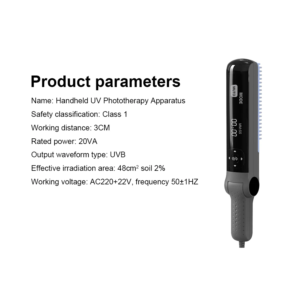 BOXYM UV Ultraviolet Phototherapy UVB Phototherapy Instrument Treatment Vitiligo Psoriasis Ultraviolet-Lamp Treatment Vitiligo
