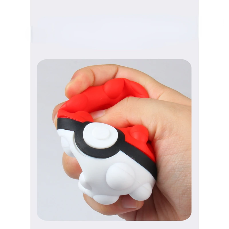 

Pokemon Genie Ball Decompression Silicone Stress Relief Venting Adult Toy Decompression Ball Children's Educational Toy Kneadle