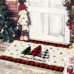 Festive Holiday Anti-Slip Floor Mat - Merry Christmas & New Year Design (5)