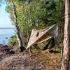 260x140cm Outdoor Double Camping Hammock with Mosquito Net and Rain Fly Tarp Lightweight Parachute Hammocks for Travel Hiking 6