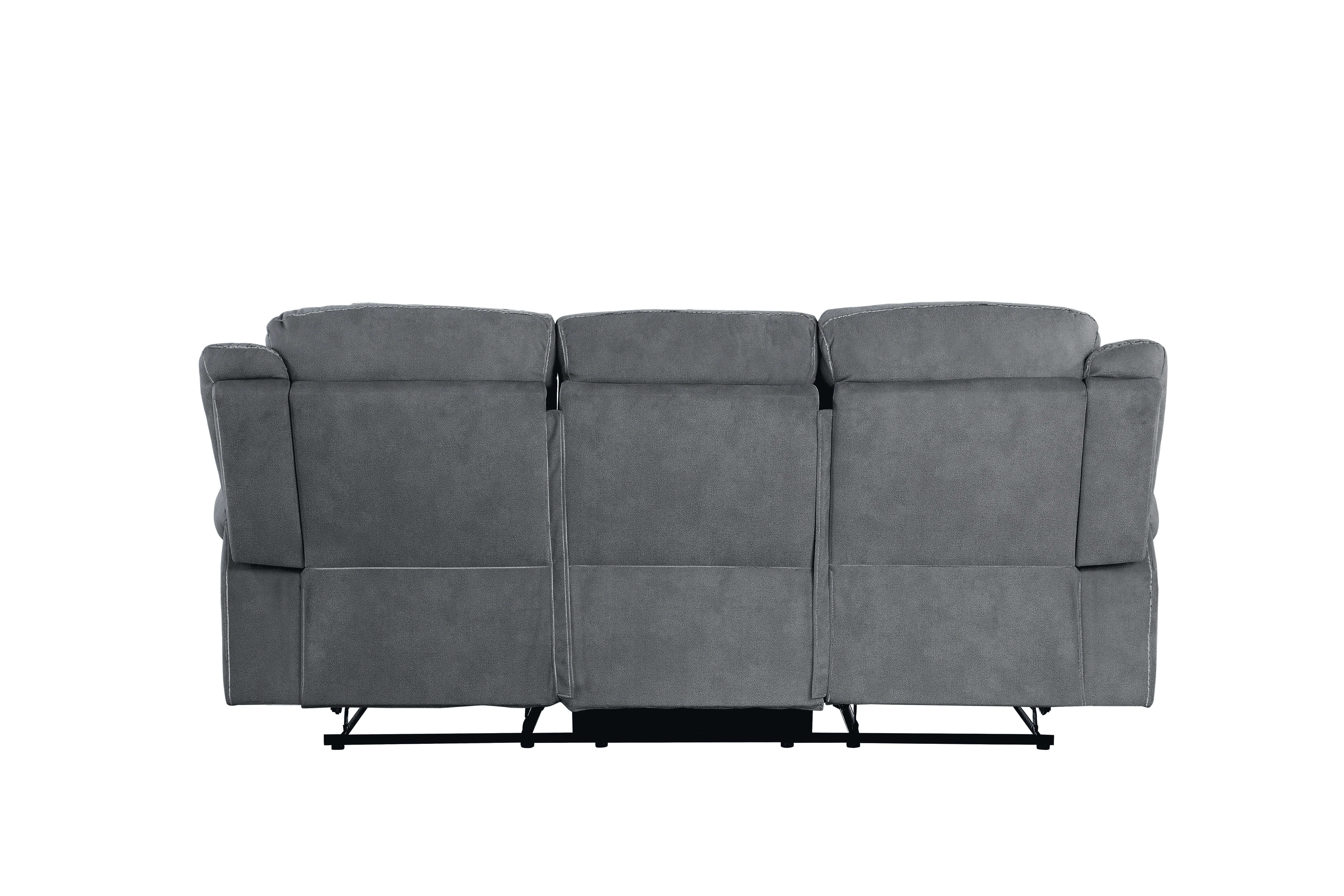 

ACME Zubaida Sofa (Glider & Motion), 2-Tone Gray Velvet