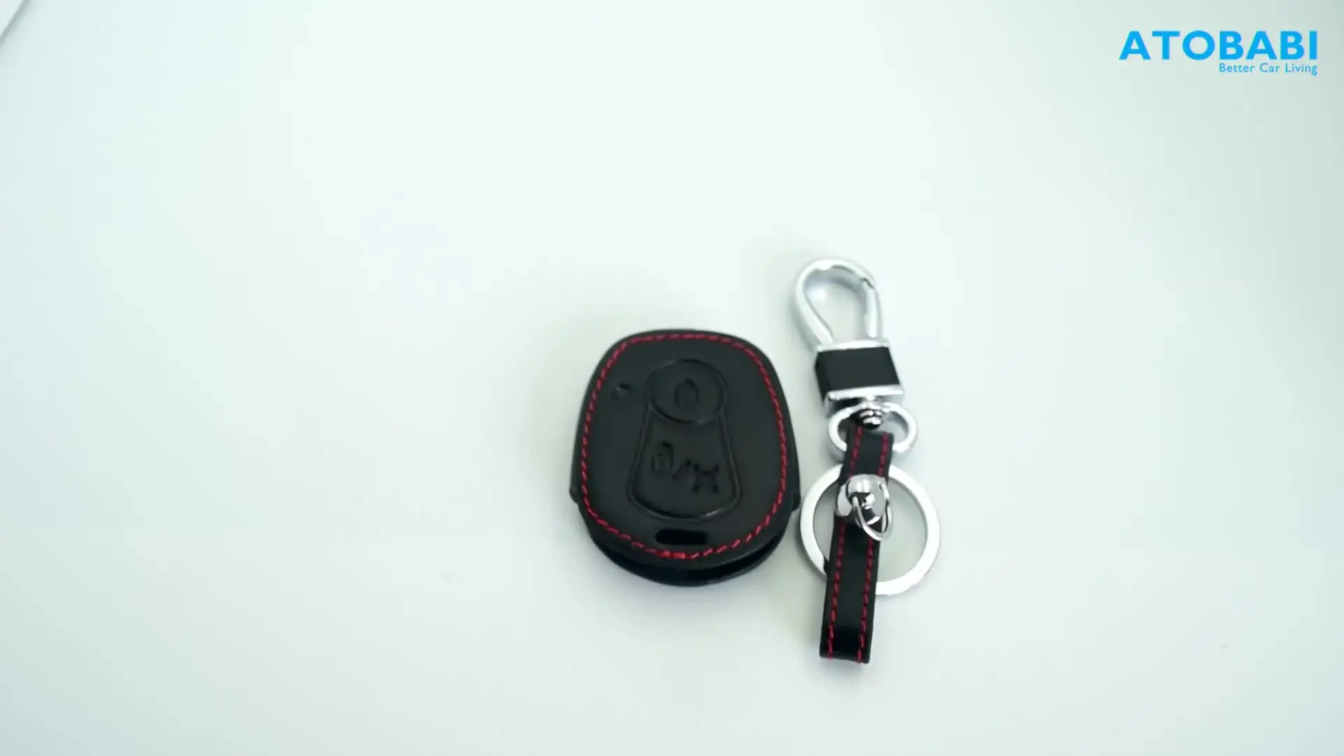Flip Pieghevole Telecomando 2 Pulsanti Portachiavi Auto, Custodia Shell per Ssangyong Actyon Kyron Rexton