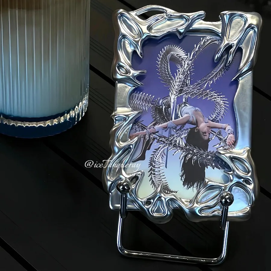 card storage cover electroplating Kpop star personalized fashion accessories office study supplies