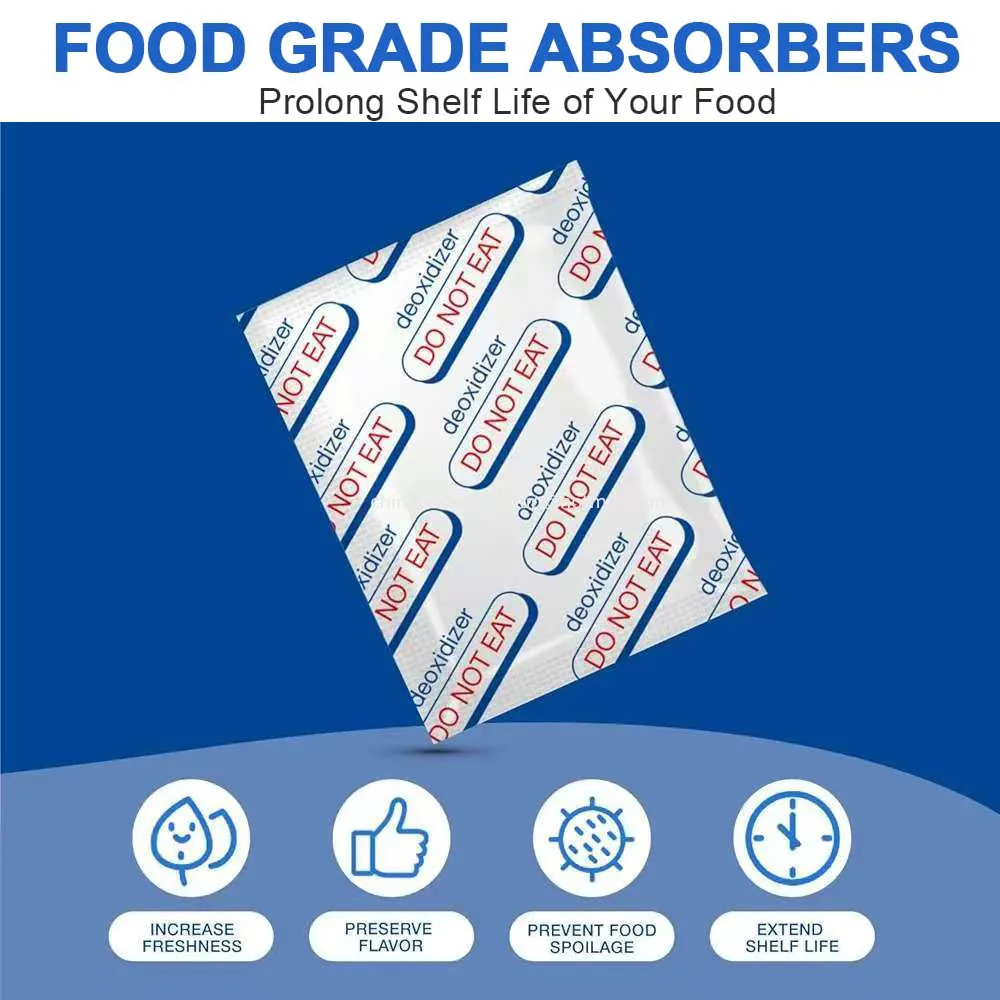 Food Grade 500cc Oxygen Scavenger Catalyst Oxygen Absorbent o2 Absorber for Mylar Bags, Mason Jars and Long Term Food Storage